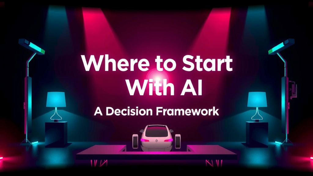 Where to Start With AI: A Decision Framework for Small Business Owners